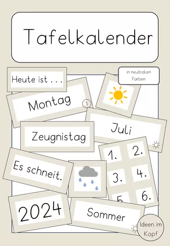 Tafelkalender Kalender F r Die Klasse Unterrichtsmaterial Im Fach tafelkalender-kalender-f-r-die-klasse-unterrichtsmaterial-im-fach