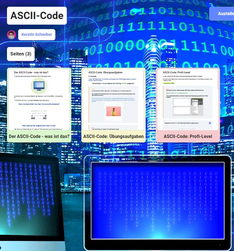 Code Informatik ASCII-Code – Unterrichtsmaterial in den Fächern Digitale Bildung ...