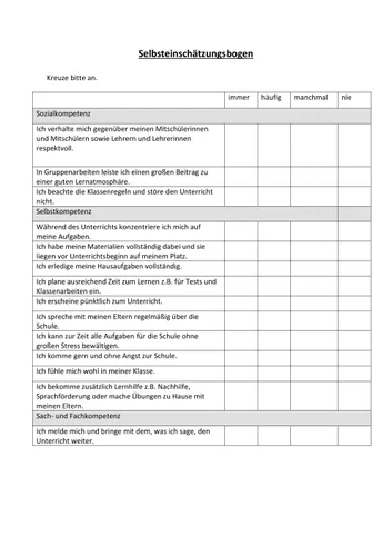 Selbsteinsch tzungsbogen Und Zielsetzung F r Sch ler innen selbsteinsch-tzungsbogen-und-zielsetzung-f-r-sch-ler-innen