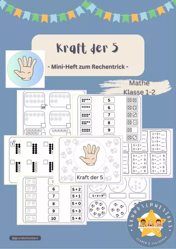 kraft der funf miniheft rechentricks mathe klasse 1 Kraft Der 5 Arbeitsblätter
Kraft der Fünf Miniheft Rechentricks Mathe Klasse 1