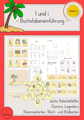 Buchstabeneinführung I i – Unterrichtsmaterial im Fach Deutsch