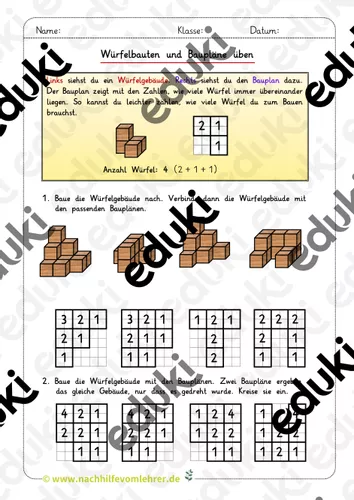 Baupl ne W rfelgeb ude Geometrie Mit W rfeln Klasse 3 Und 4 baupl-ne-w-rfelgeb-ude-geometrie-mit-w-rfeln-klasse-3-und-4