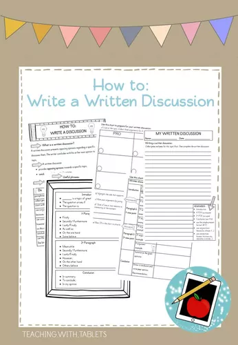 How to Write a Written Discussion. Inkl. interaktiver PDF ...