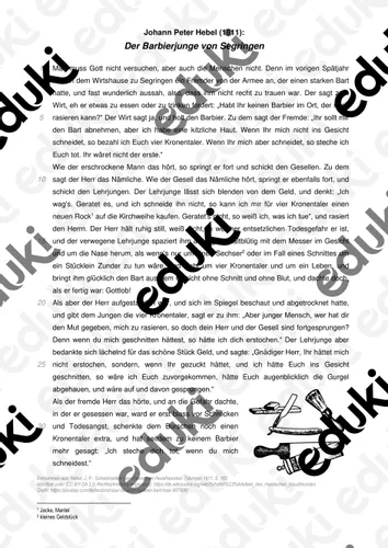 Übung: Aufbau und Vorgehensweise beim Verfassen einer Inhaltsangabe ...