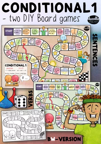 First Conditional Board Game Pdf Conditional 1 - ESL Board Game - material de la siguiente asignatura ...