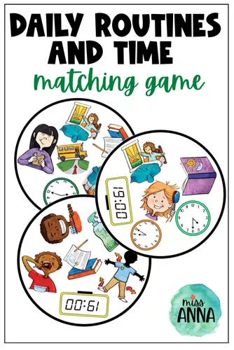 Daily Routines MATCHING GAME - material de la siguiente asignatura ...