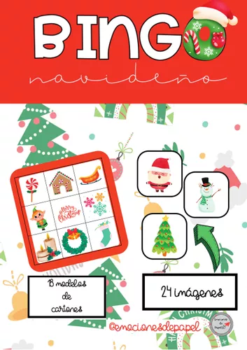 Bingo navideño - material de la siguiente asignatura Lengua y literatura