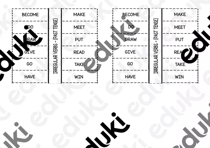 Irregular verbs - interactive notebook - material de la siguiente ...