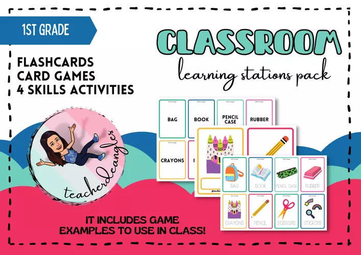 Learning Station Containers CLASSROOM OBJECTS LEARNING STATIONS PACK - material de la siguiente ...