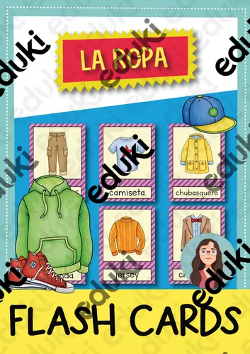 Memory La Ropa Ele La ropa: tarjetas con imágenes / escuela primaria y ELE - material ...