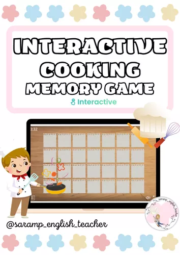 Cooking Memory Game COOKING MEMORY GAME - material de la siguiente asignatura Inglés / English