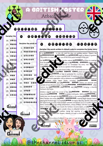 A BRITISH EASTER – Atbash Cipher - material de la siguiente asignatura ...