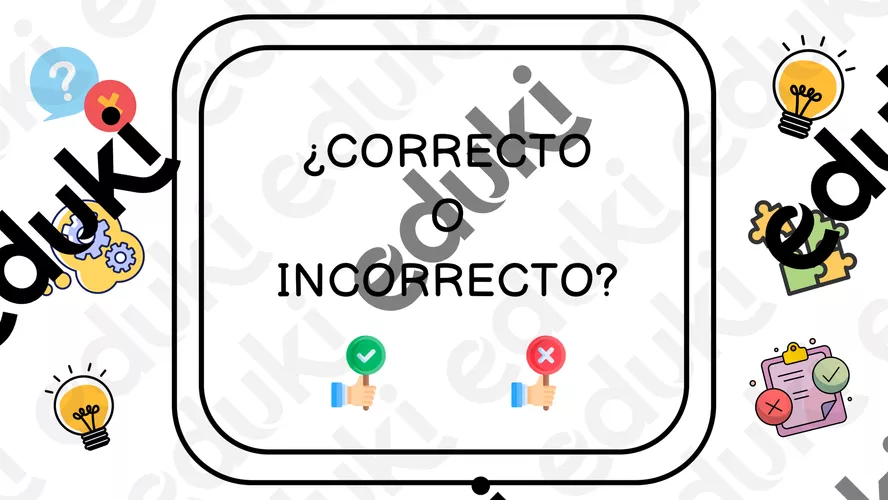 Correcto o incorrecto (Pensamiento computacional) - material de la ...