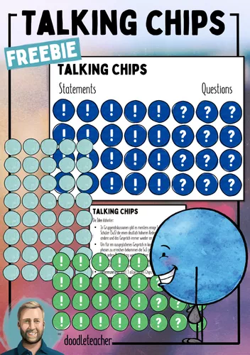 Talking Chip Examples Talking Chips - Cooperative Learning FREEBIE - material de la siguiente ...
