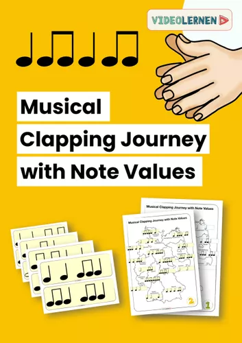 Musical Clapping Journey with Note Values • Game Template • Picture ...