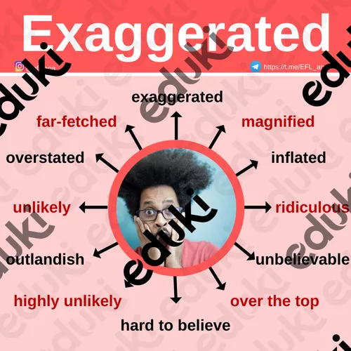 Exaggerated - Ressource pédagogique pour ton cours de Anglais