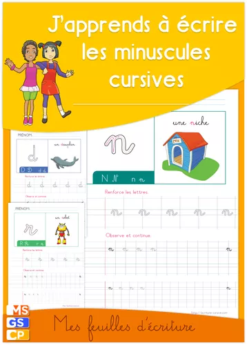 Je sais écrire en cursive: les lettres minuscules - Ressource ...