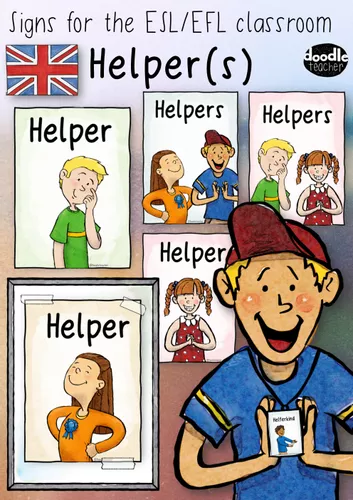 Helper / Helpers / Helping Hands - ESL / EFL Classroom - Ressource ...