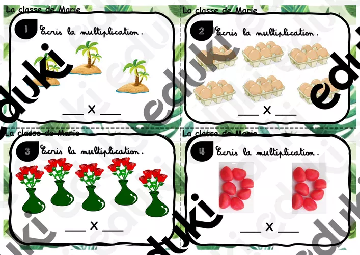 Kit pédagogique - découverte de la multiplication - Ressource ...