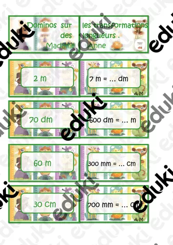 Kit pédagogique sur les mesures de longueurs - Ressource pédagogique ...