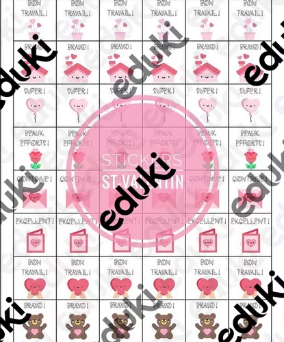 STICKERS ST-VALENTIN 💓 - Ressource pédagogique pour ton cours de ...