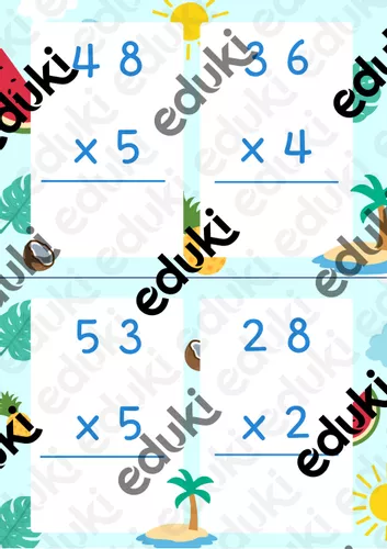 Ateliers : Multiplication posée avec et sans retenue - Ressource ...