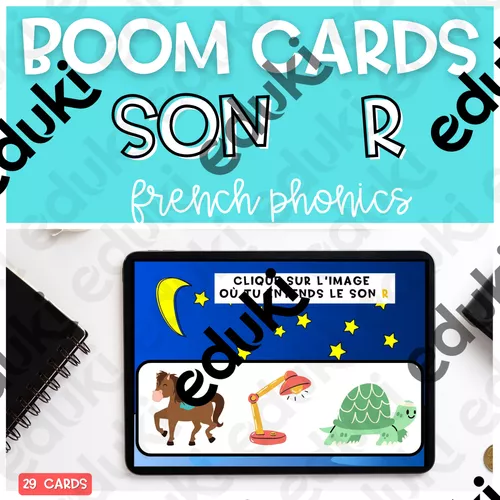 Les Son R Le son R BOOM CARDS - Ressource pédagogique pour ton cours de Français