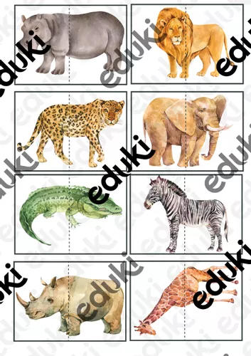 Puzzle 3D - ESTINK - Animaux - 6 Pièces - Bois - Jouet Éducatif Puzzle 3D - ESTINK - Animaux - 6 Pièces - Bois - Jouet Éducatif