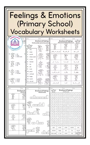 Feeling Dictionary Worksheet.pdf Feelings & Emotions - Vocabulary Worksheets - Εκπαιδευτικό υλικό για το ...