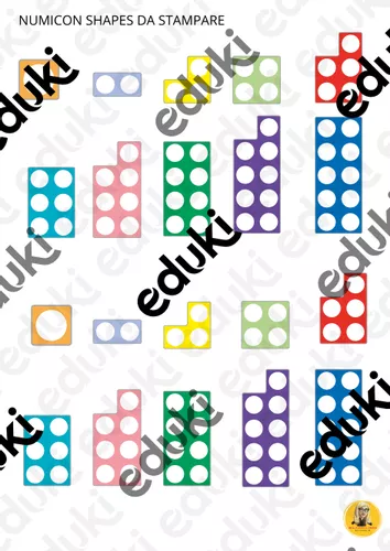 Numicon Background Numicon Shapes da stampare - Materiale didattico per la materia ...