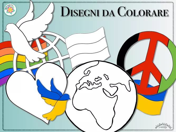 Disegni Da Colorare E Stampare PACE Materiale Didattico Per La Disegni Da Colorare E Stampare PACE Materiale Didattico Per La