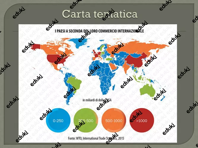 Carte tematiche - Materiale didattico per la materia Geografia
