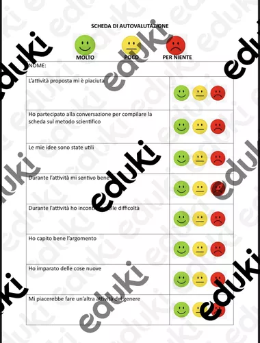 autovalutazione: tramite le schede di autovalutazione