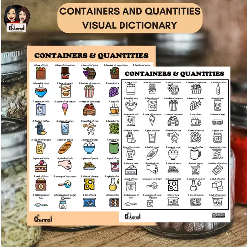 Container Dictionary Food Containers - Visual Dictionary - material de la siguiente ...