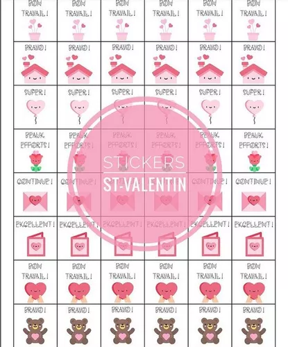 STICKERS ST-VALENTIN 💓 - Ressource pédagogique pour ton cours de ...