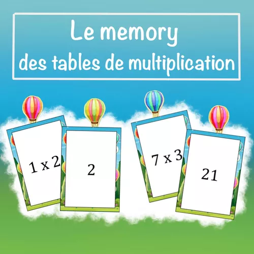 Memory des tables de multiplication - Ressource pédagogique pour ton ...
