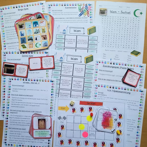 Bild in der Beschreibung des Unterrichtsmaterials Islam Klasse 3-6 GRUNDLAGENPAKET Weltreligionen Religion Ethik von Helles Köpfchen #2