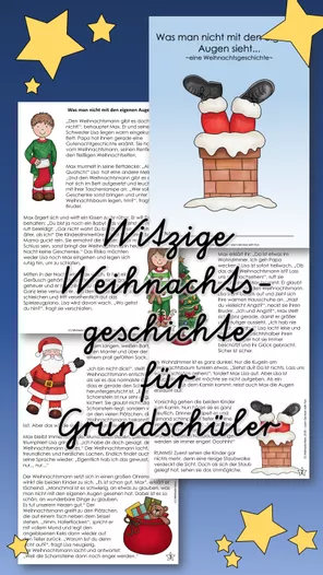 Bild in der Beschreibung des Unterrichtsmaterials Weihnachtsgeschichte mit Arbeitsblättern zum Leseverständnis, Schreibanlass, Kasus von Clever Teaching #1