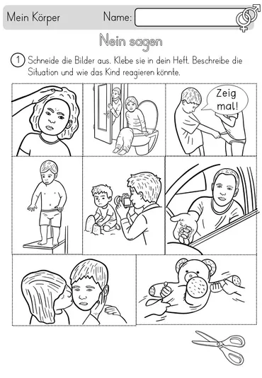 Bild in der Beschreibung des Unterrichtsmaterials Komplettpaket Sexualerziehung / Sexuelle Bildung mit Lapbook & Wissenskartei von Odd Bird & Company #5