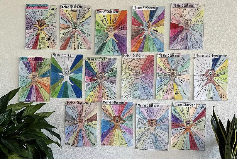Bild in der Beschreibung des Unterrichtsmaterials Kreativprojekt: Meine Stärken / Löwe + Bonus: 200 Stärkenliste von Doodleteacher #1