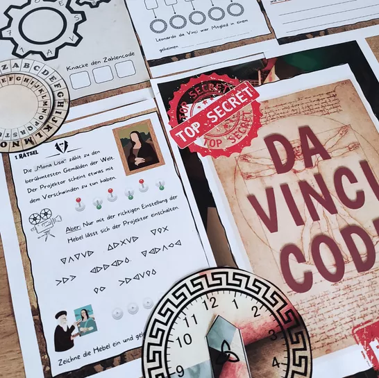 Bild in der Beschreibung des Unterrichtsmaterials Escape Room Krimi - Da Vinci Code von Schule2go #2