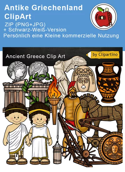 Bild in der Beschreibung des Unterrichtsmaterials Cliparts Altes Ägypten von Clipartino #3