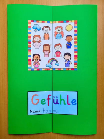 Bild in der Beschreibung des Unterrichtsmaterials Lapbook GEFÜHLE Klasse 3 bis 6 - Ethik Sachunterricht von Helles Köpfchen #2