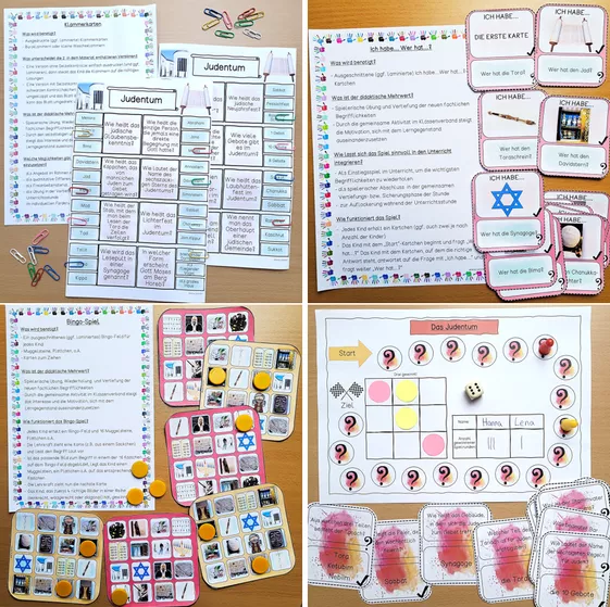 Bild in der Beschreibung des Unterrichtsmaterials Judentum Klasse 3-6 GRUNDLAGENPAKET Weltreligionen Ethik Religion von Helles Köpfchen #2