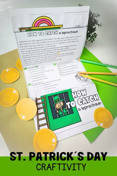 Bild in der Beschreibung des Unterrichtsmaterials St. Patrick´s Day | Craftivity | Reading | Leprechaun | Ireland von ms.doubtfire #1