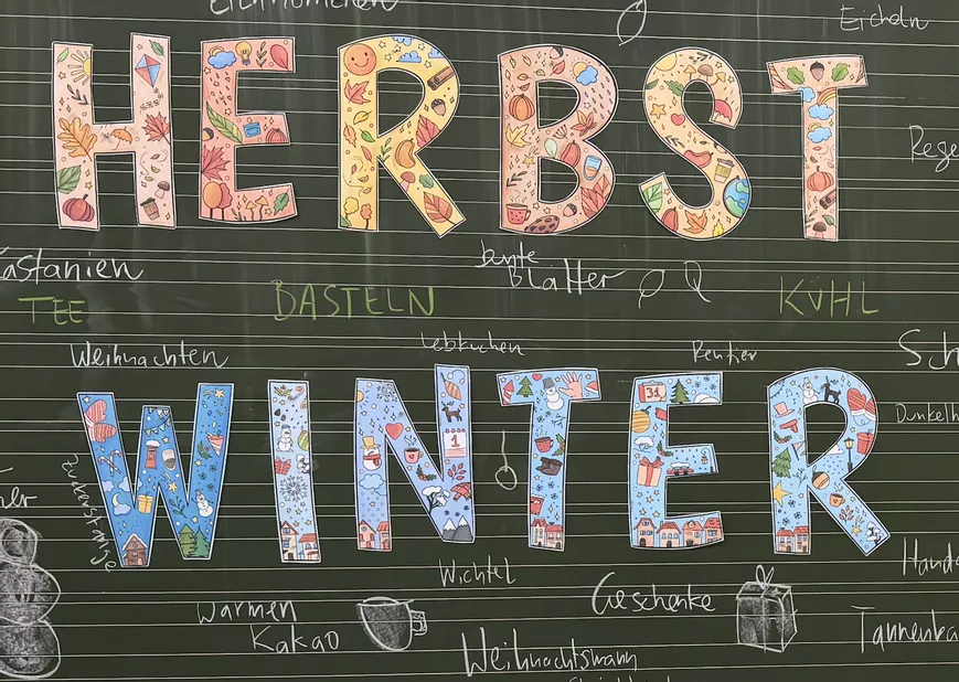 Bild in der Beschreibung des Unterrichtsmaterials WINTER – Winterdeko A4 Buchstaben / Girlande (3 Versionen) ❄️⛄️ von Doodleteacher #1
