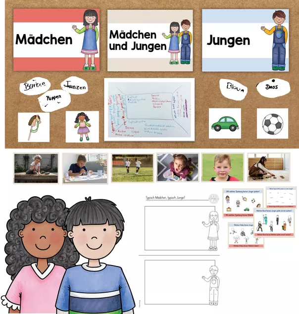 Bild in der Beschreibung des Unterrichtsmaterials 3. Stunde: Typisch Mädchen, typisch Junge? (inkl. Stundenverlauf) von FreuleinBerg #1