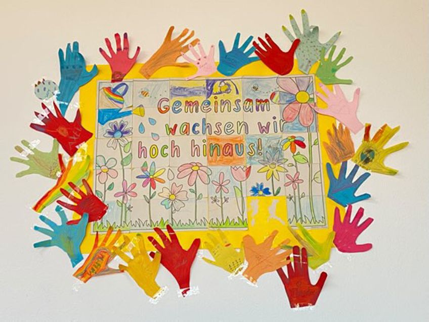 Bild in der Beschreibung des Unterrichtsmaterials "Wir wachsen gemeinsam ..." - kooperatives Poster 🐝 Gemeinschaftsbild / Wachstumsdenken von Doodleteacher #3
