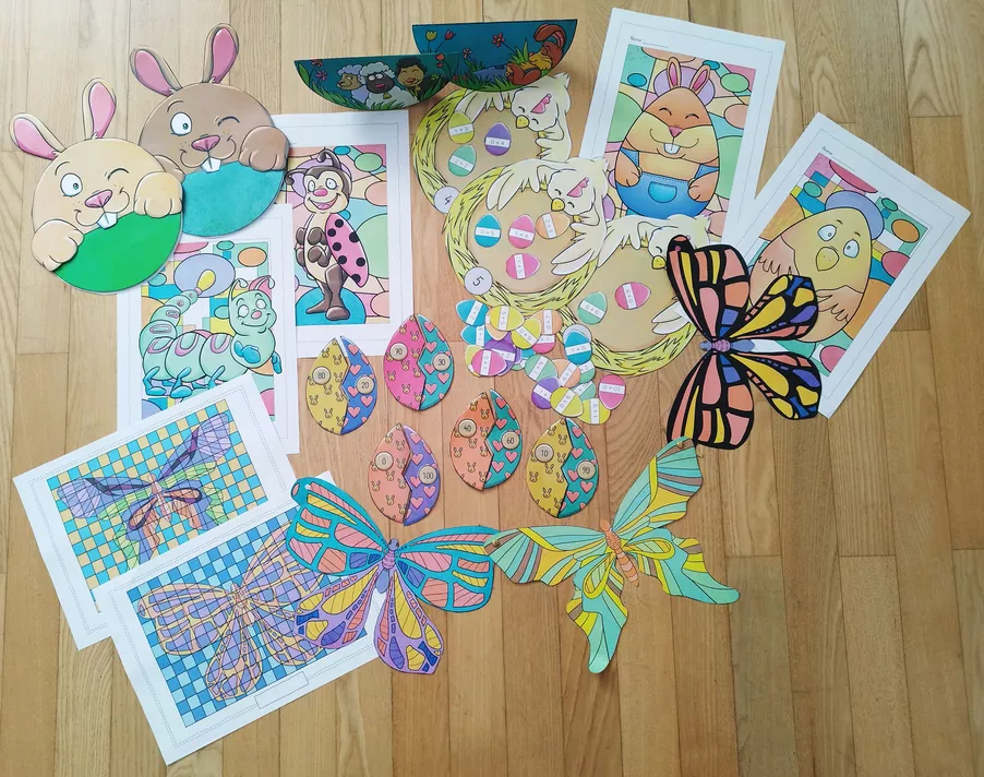 Bild in der Beschreibung des Unterrichtsmaterials Wachsendes Materialpaket : Frühling und Ostern von Buntspecht #1