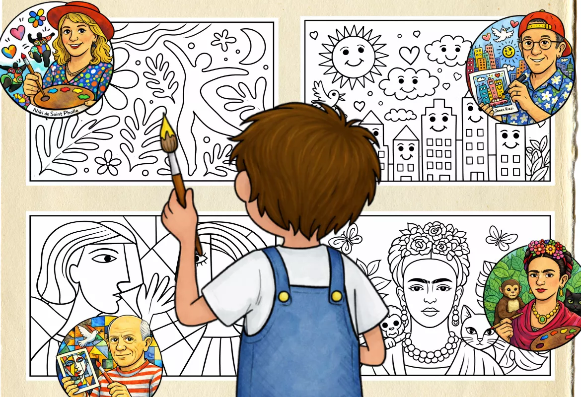 Bild in der Beschreibung des Unterrichtsmaterials KÜNSTLER / Wissenskartei Kunst von Schule2go #1